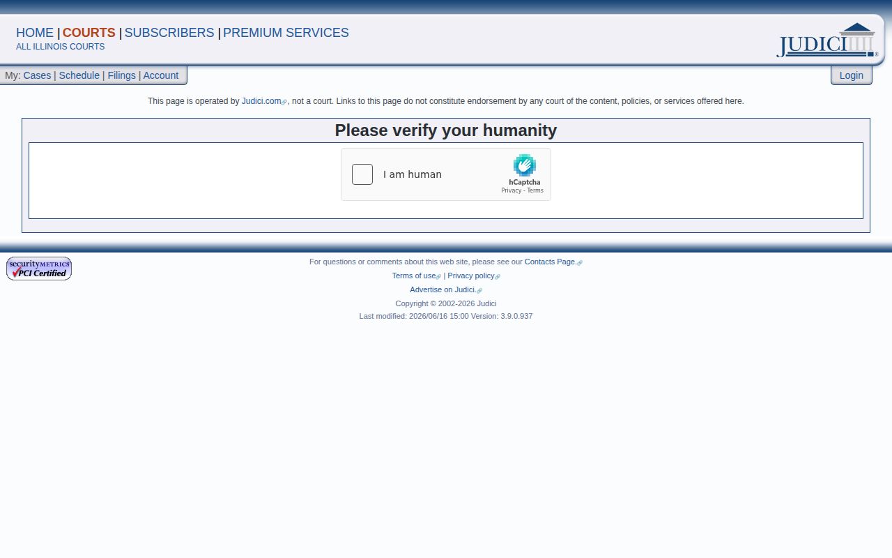 Shelby County Judici court case search for post-booking dispositions